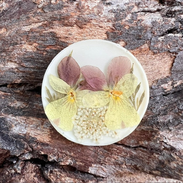 Wildflowers tag - circle medium