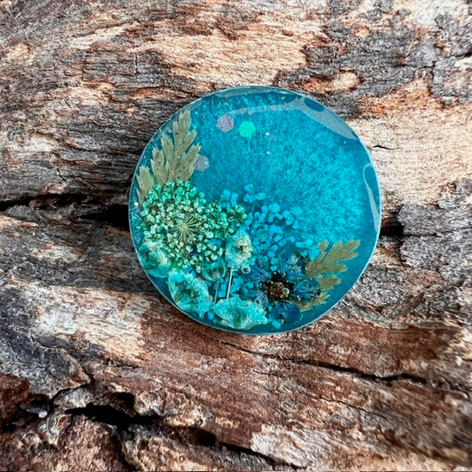 Wildflowers tag - circle small