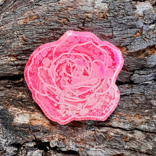 Rose flower tag
