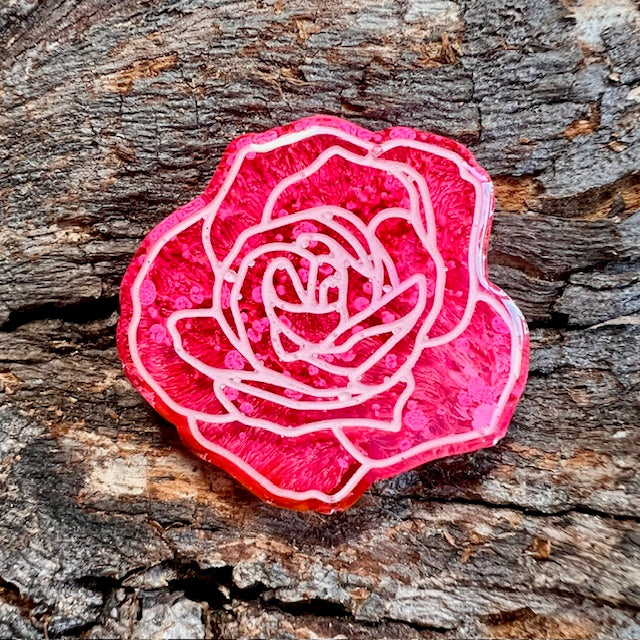 Rose flower tag