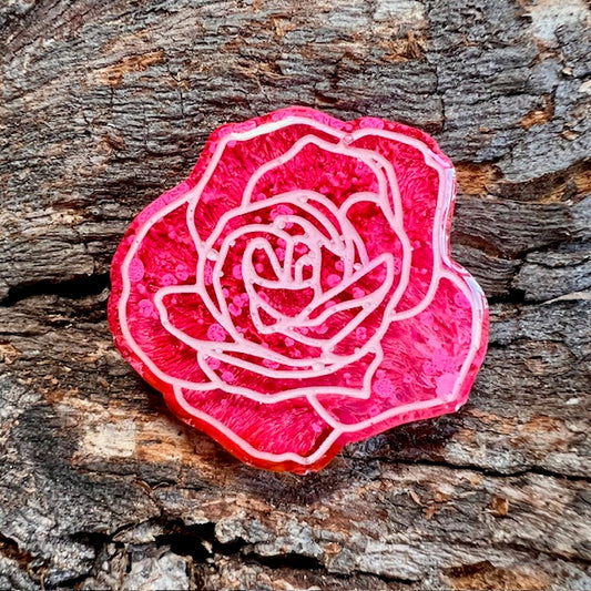 Rose flower tag