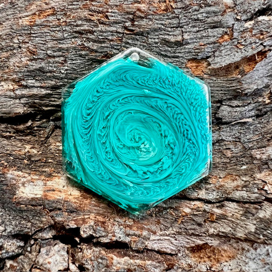 Hexagon tag small