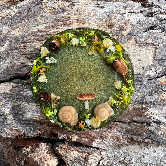 Magical Forest tag - circle large
