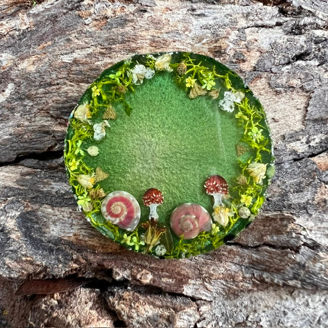 Magical Forest tag - circle large