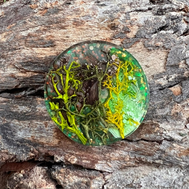 Magical Forest tag - circle medium