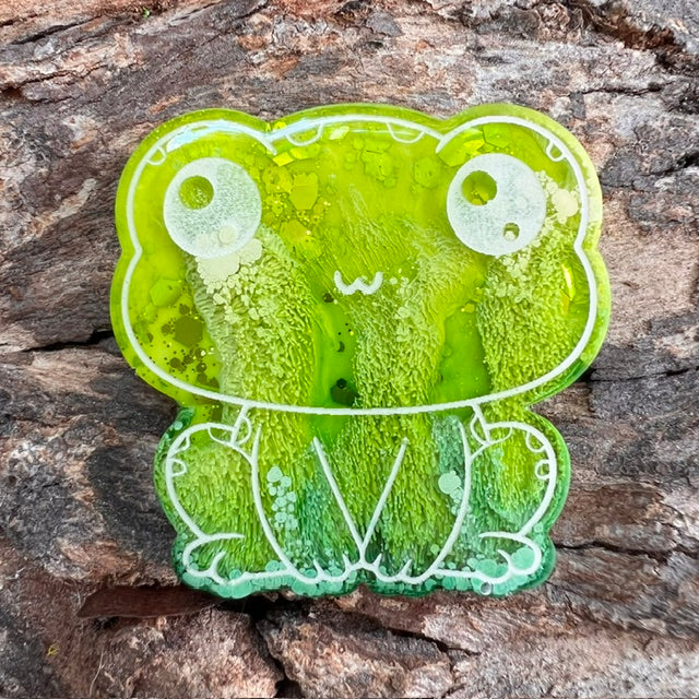 Frog tag - large