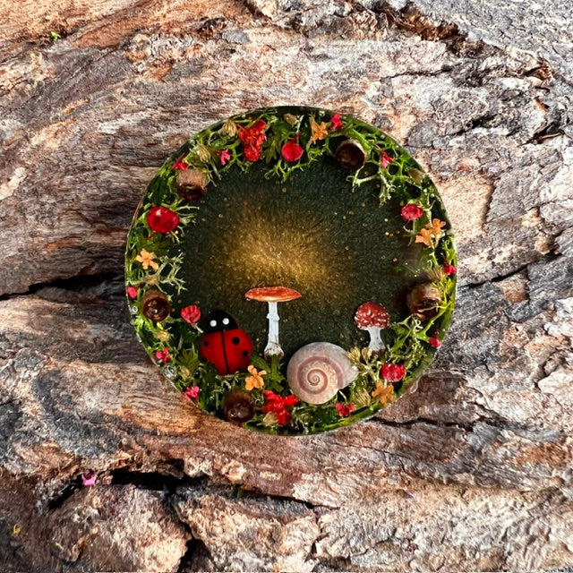 Magical Forest tag - circle large