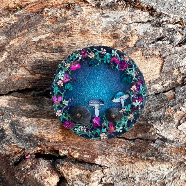 Magical Forest tag - circle medium