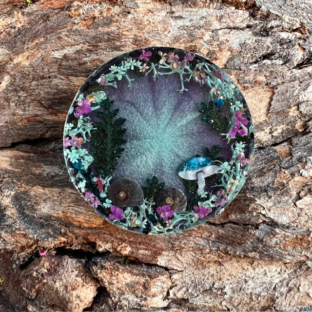 Magical Forest tag - circle large