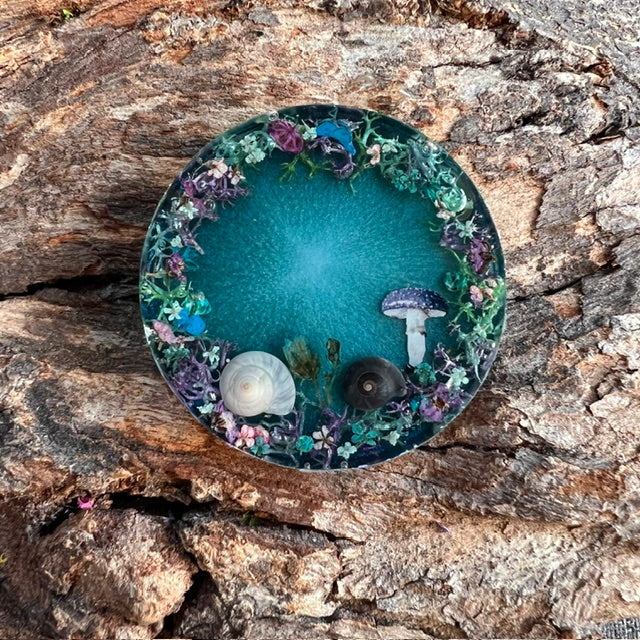 Magical Forest tag - circle large