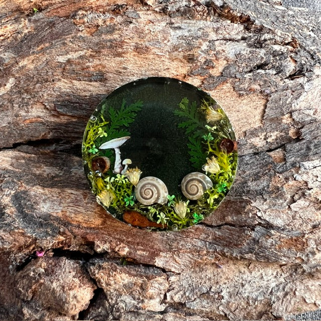 Magical Forest tag - circle medium