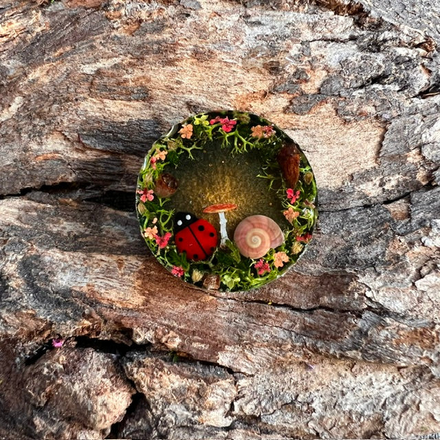 Magical Forest tag - circle small
