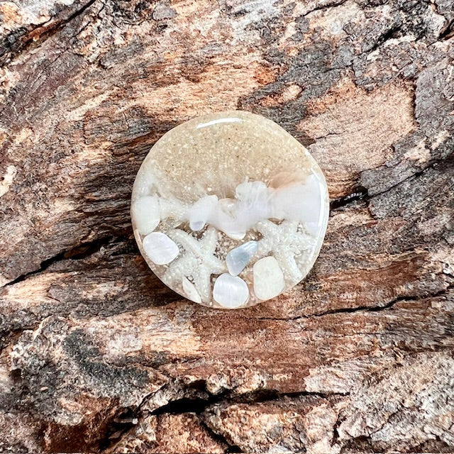 Beach tag - circle small