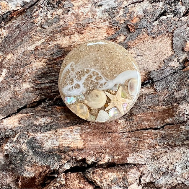 Beach tag - circle small
