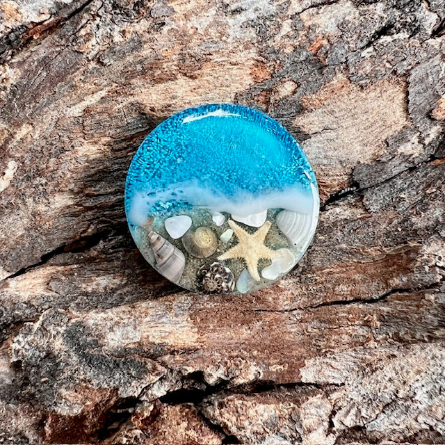 Beach tag - circle small
