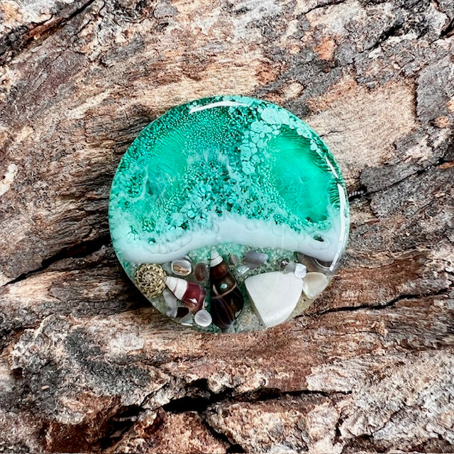 Beach tag - circle medium