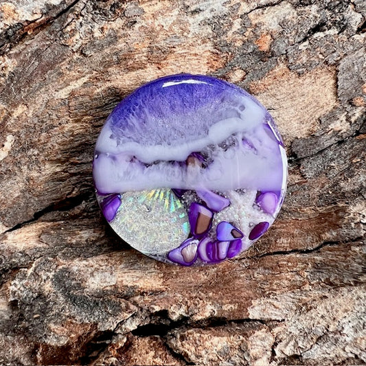 Beach tag - circle medium