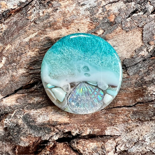 Beach tag - circle medium