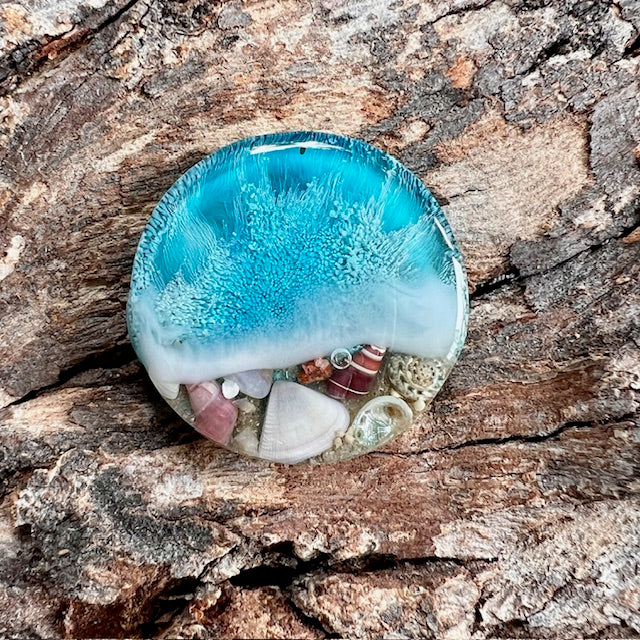 Beach tag - circle medium