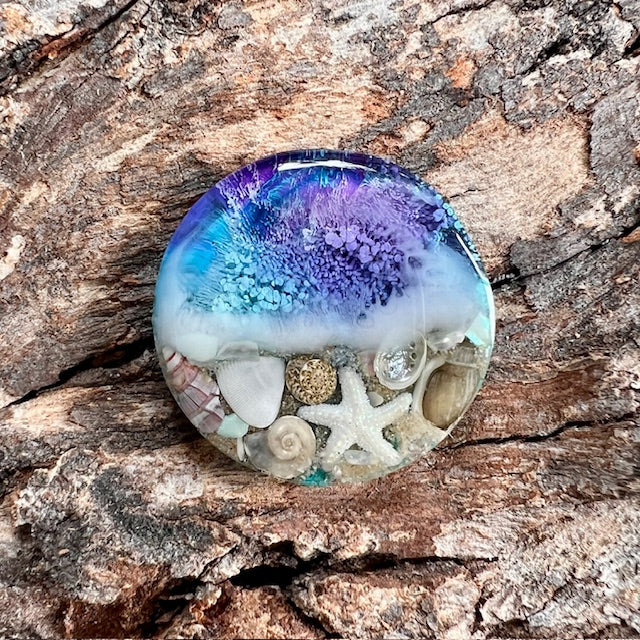 Beach tag - circle medium