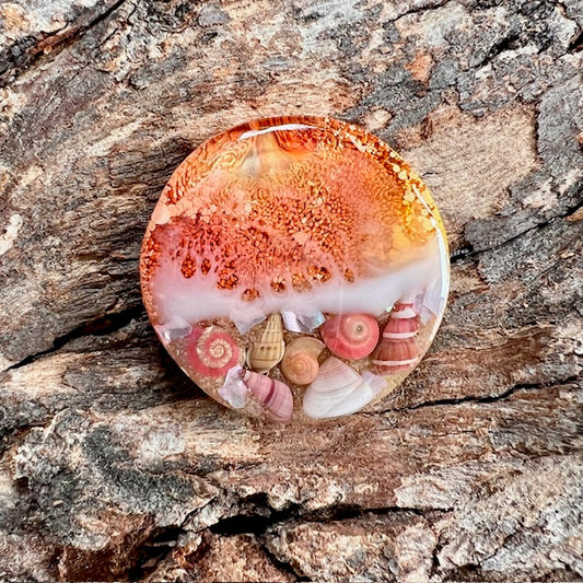 Beach tag - circle medium