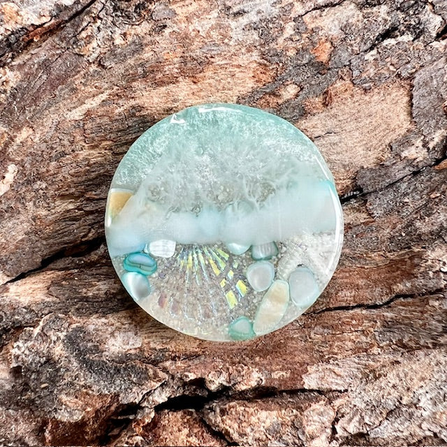 Beach tag - circle medium