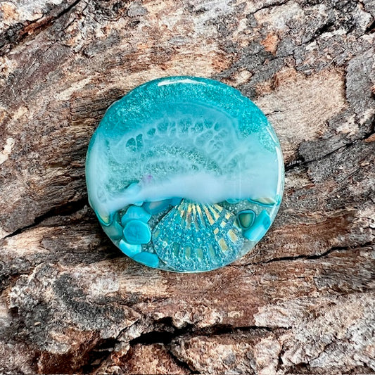 Beach tag - circle medium