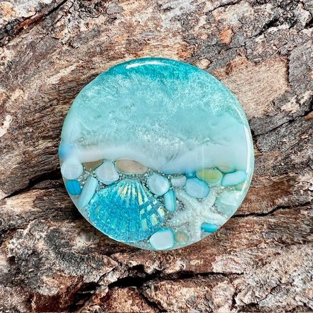 Beach tag - circle large