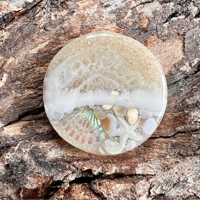 Beach tag - circle large
