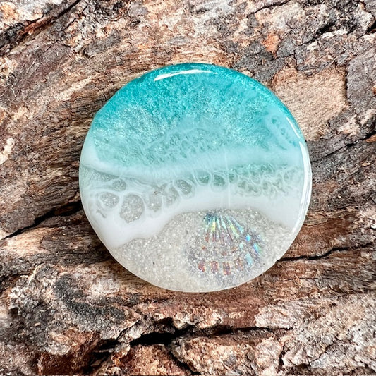 Beach tag - circle large