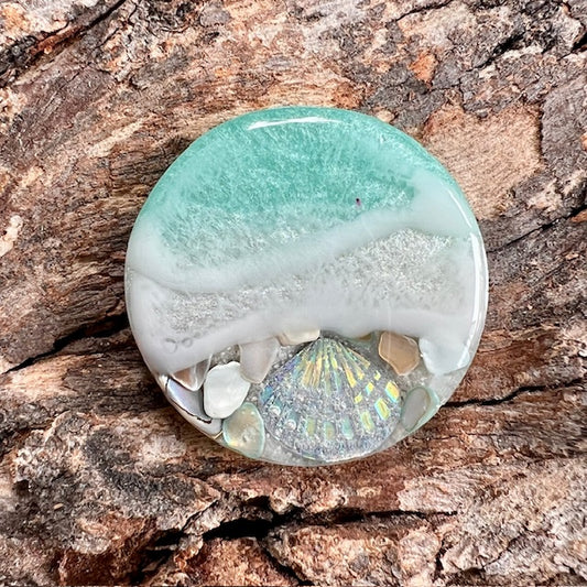 Beach tag - circle large