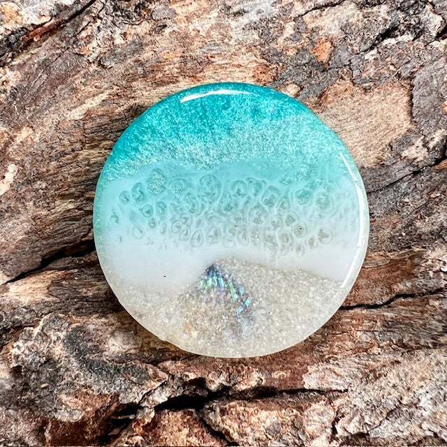 Beach tag - circle large