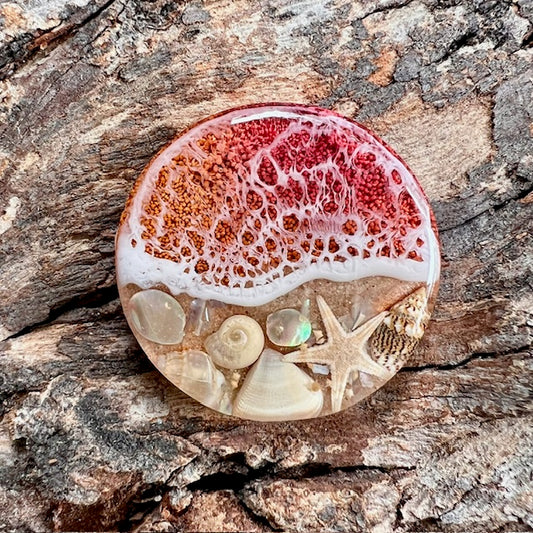 Beach tag - circle large