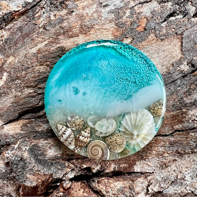 Beach tag - circle large