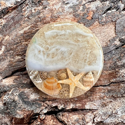 Beach tag - circle large