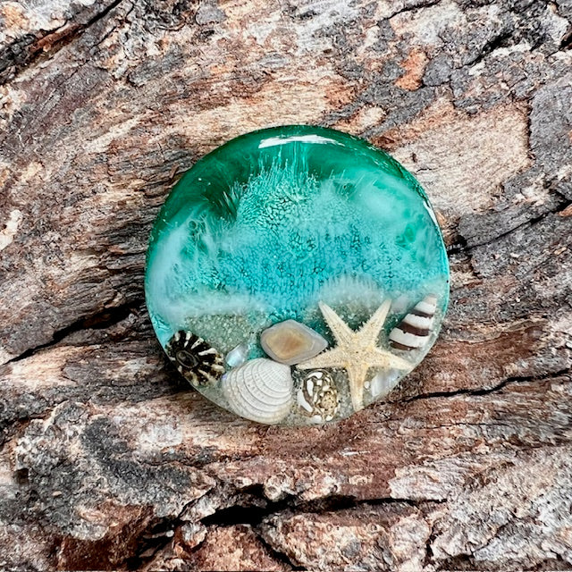 Beach tag - circle medium