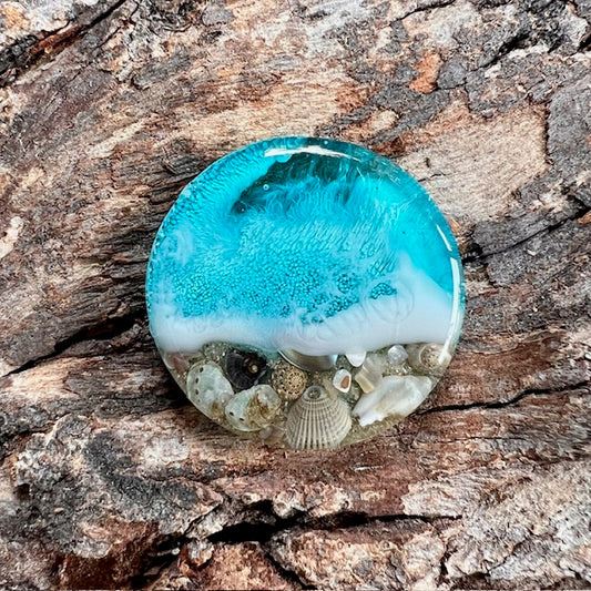 Beach tag - circle medium