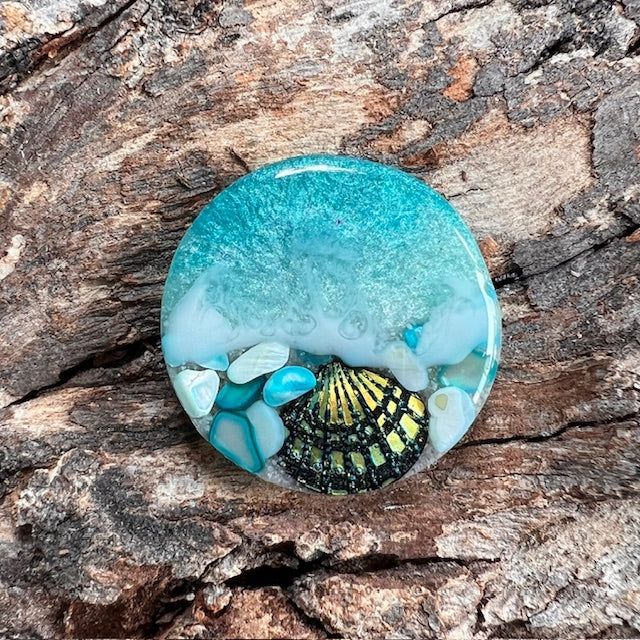 Beach tag - circle medium