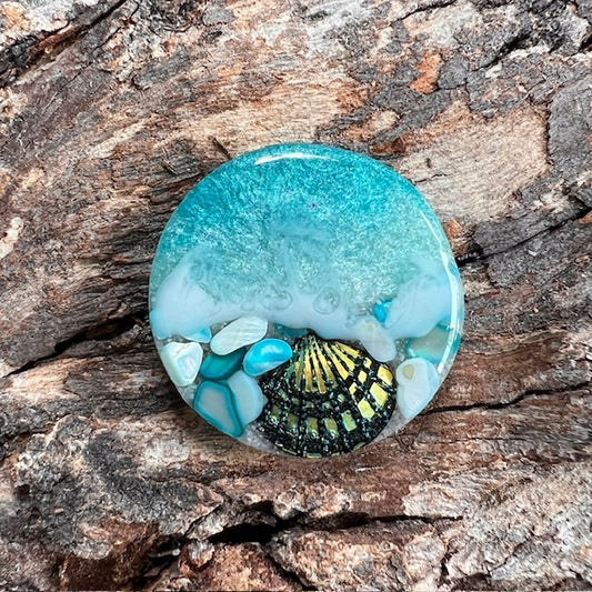 Beach tag - circle medium