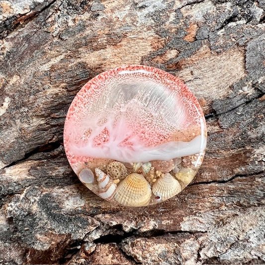 Beach tag - circle medium