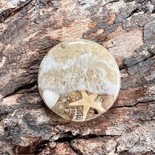 Beach tag - circle medium