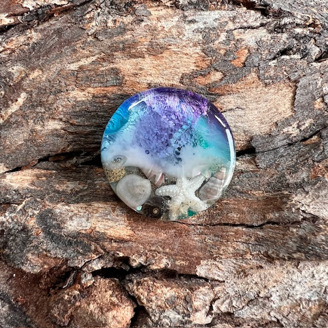 Beach tag - circle small