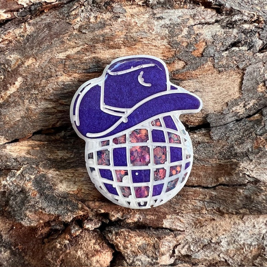 Disco cowgirl tag