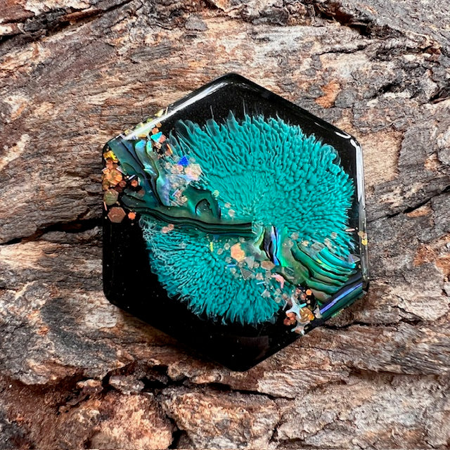 Galaxy tag - hexagon large