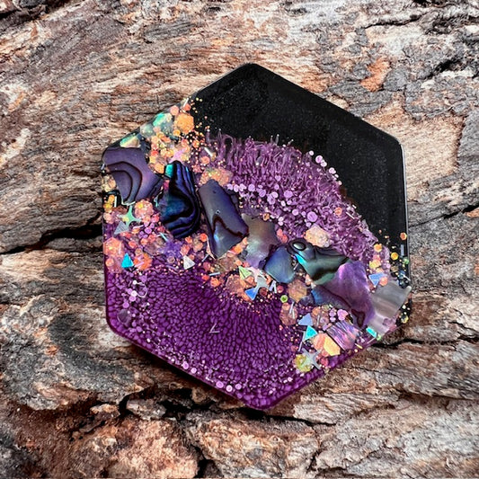 Galaxy tag - hexagon large