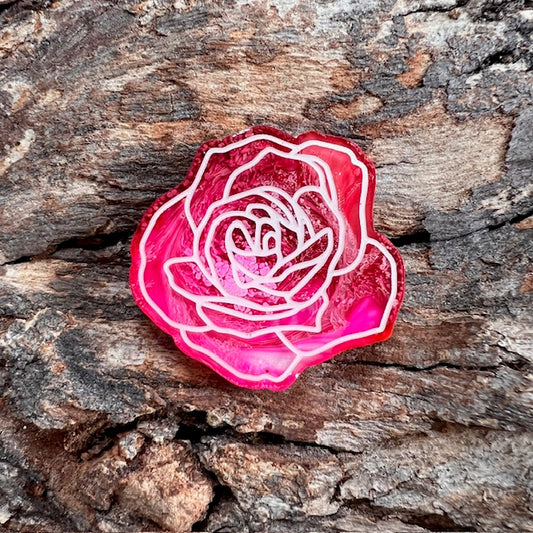 Rose flower tag