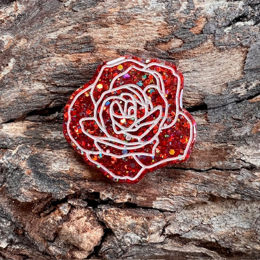 Rose flower tag