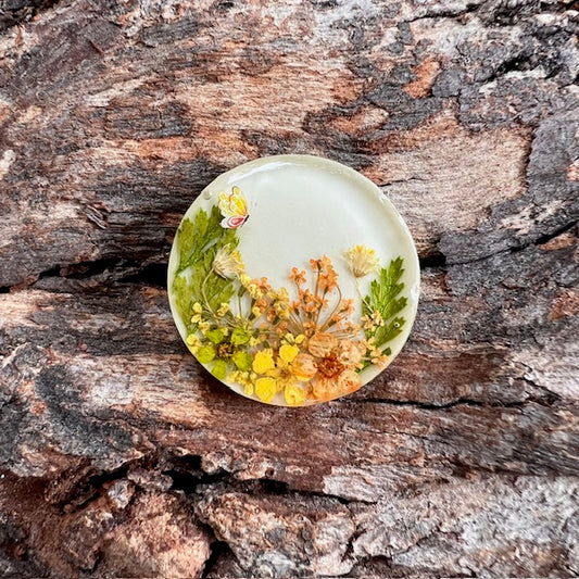 Wildflowers tag - circle small