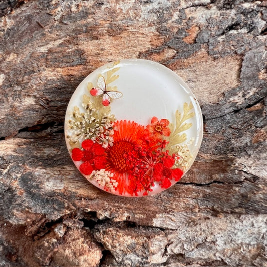 Wildflowers tag - circle medium