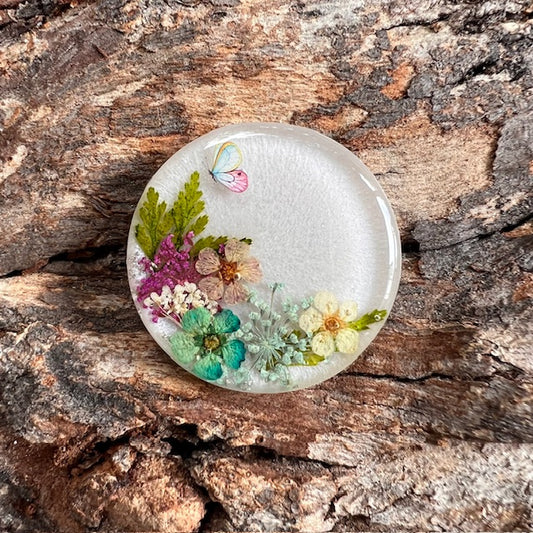 Wildflowers tag - circle medium